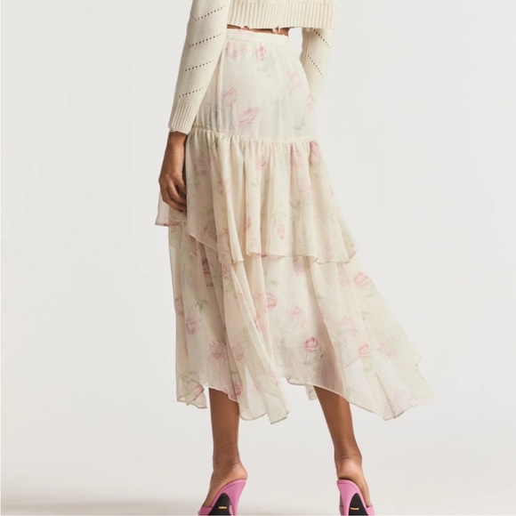 LoveShackFancy Alex Midi Skirt - Picture 2 of 4